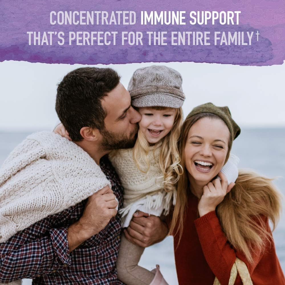 Organic Plant-Based Elderberry Immune Syrup & Gummies Bundle - 6.59 fl oz Syrup, Adults & Kids Formula