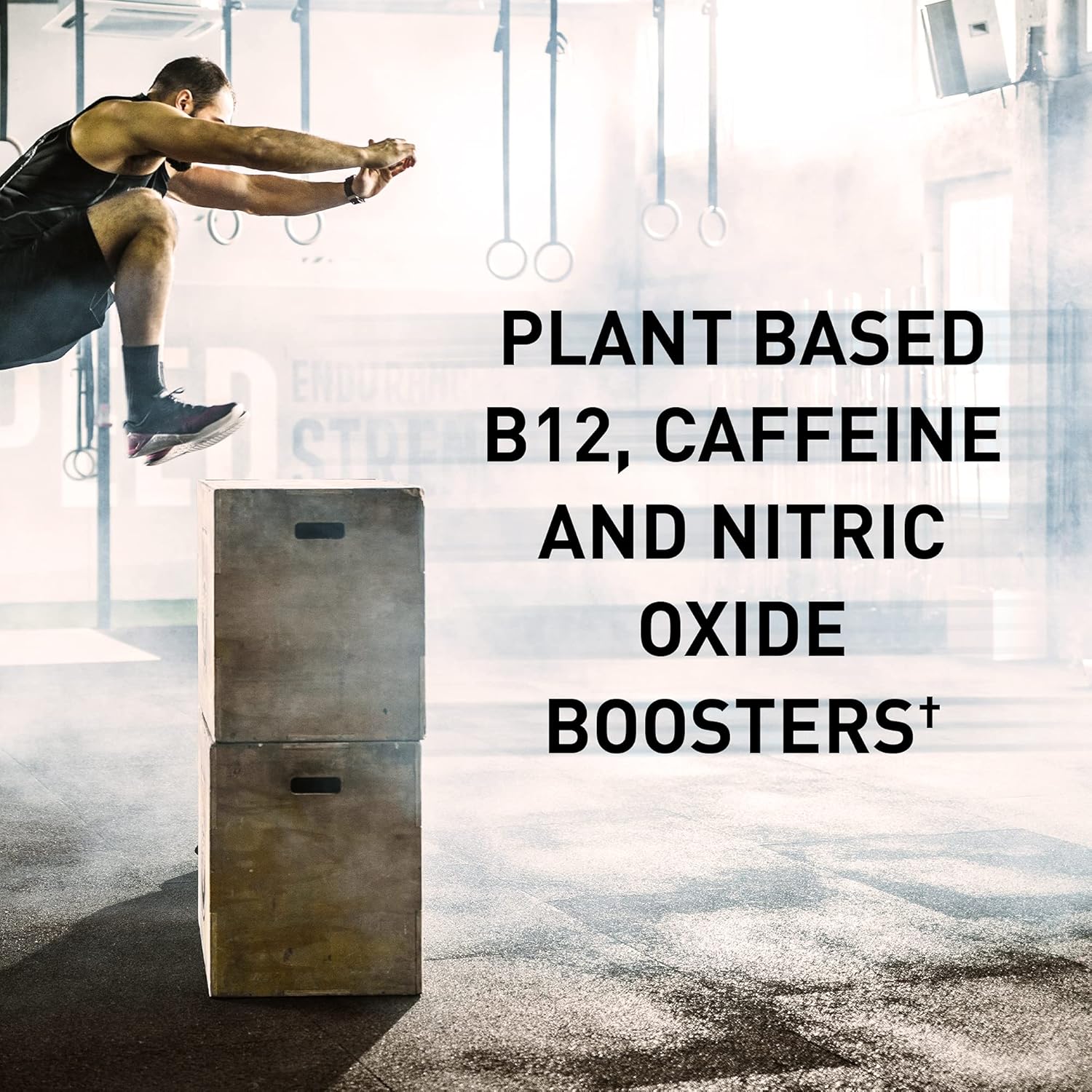 Organic Plant Based Energy + Focus Pre Workout Powder - Garden of Life Sport, 85mg Caffeine, B12, Vegan, Gluten Free, Non-GMO - Blackberry Flavor, 15.3 Oz