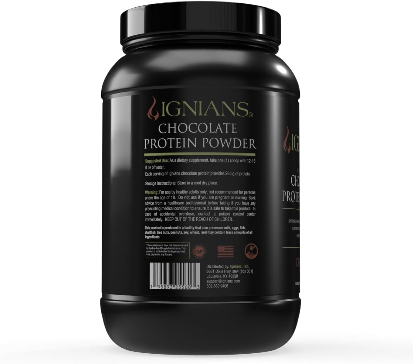 Organic Plant-Based Protein Powder - Pea Blend with 26.5g Protein - Vegan Friendly Chocolate Flavor for Men & Women - Ideal for Shakes, Smoothies, & Baking