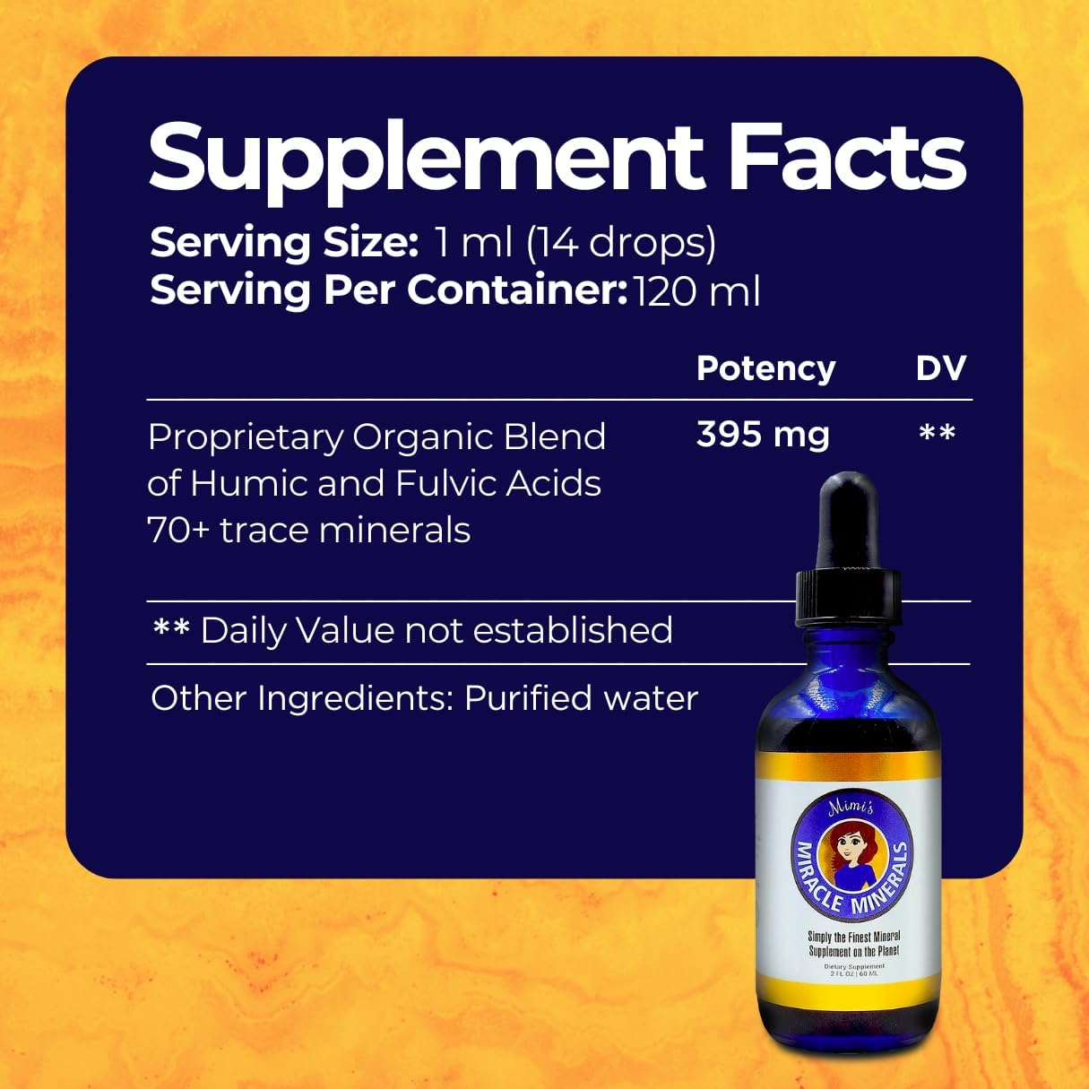 Organic Plant-Derived Fulvic Acid & Humic Acid Mineral Drops Supplement - 70 Ionic Minerals, Liquid Trace Minerals (8 oz Refill)