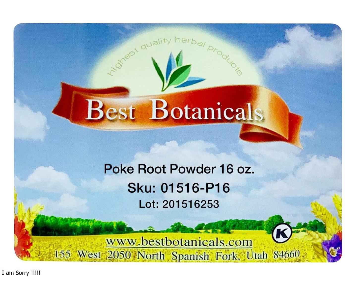 Organic Poke Root Powder - 16 oz - High-Quality Botanicals