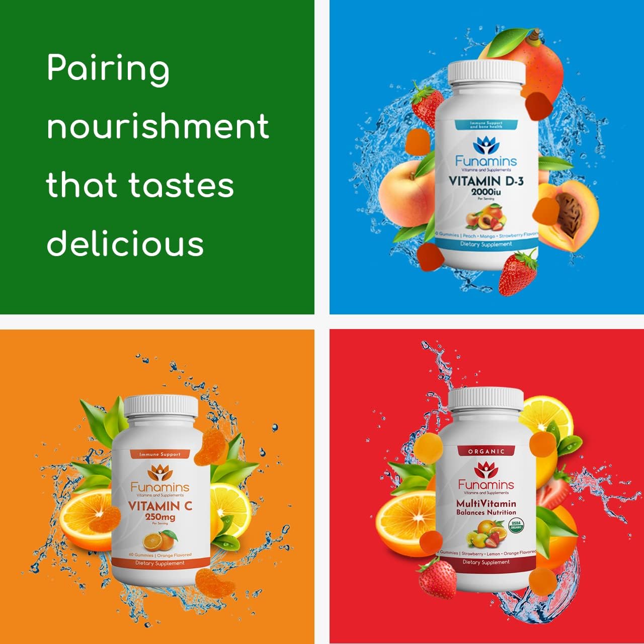 Organic Probiotic Gummies for Digestive Health, 5 Billion CFU, 60 Count, Vegan, Immune Support, Women & Kids, Strawberry Flavor