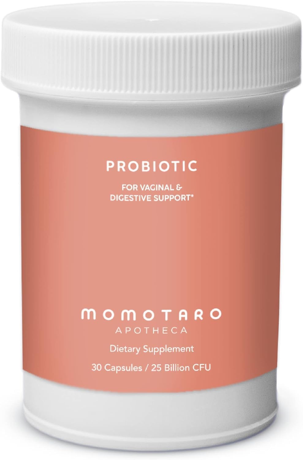 Organic Probiotics for Women - 25 Billion CFU Digestive & Vaginal Supplement - Prebiotics & Lactobacillus Blend - Feminine Health Support - 30 Capsules