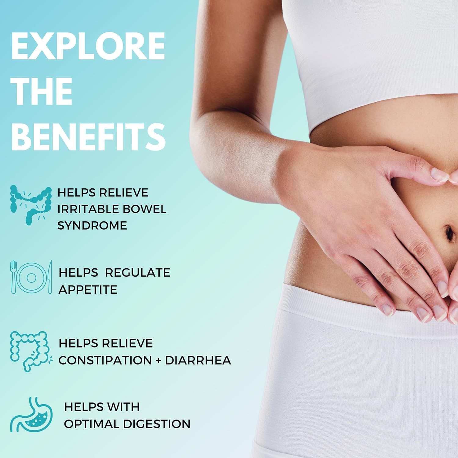 Organic Probiotics with Prebiotics for Gut Health | Boost Metabolism & Aid Digestion | 18 Billion CFU Supplement (21 Effervescent Tabs)