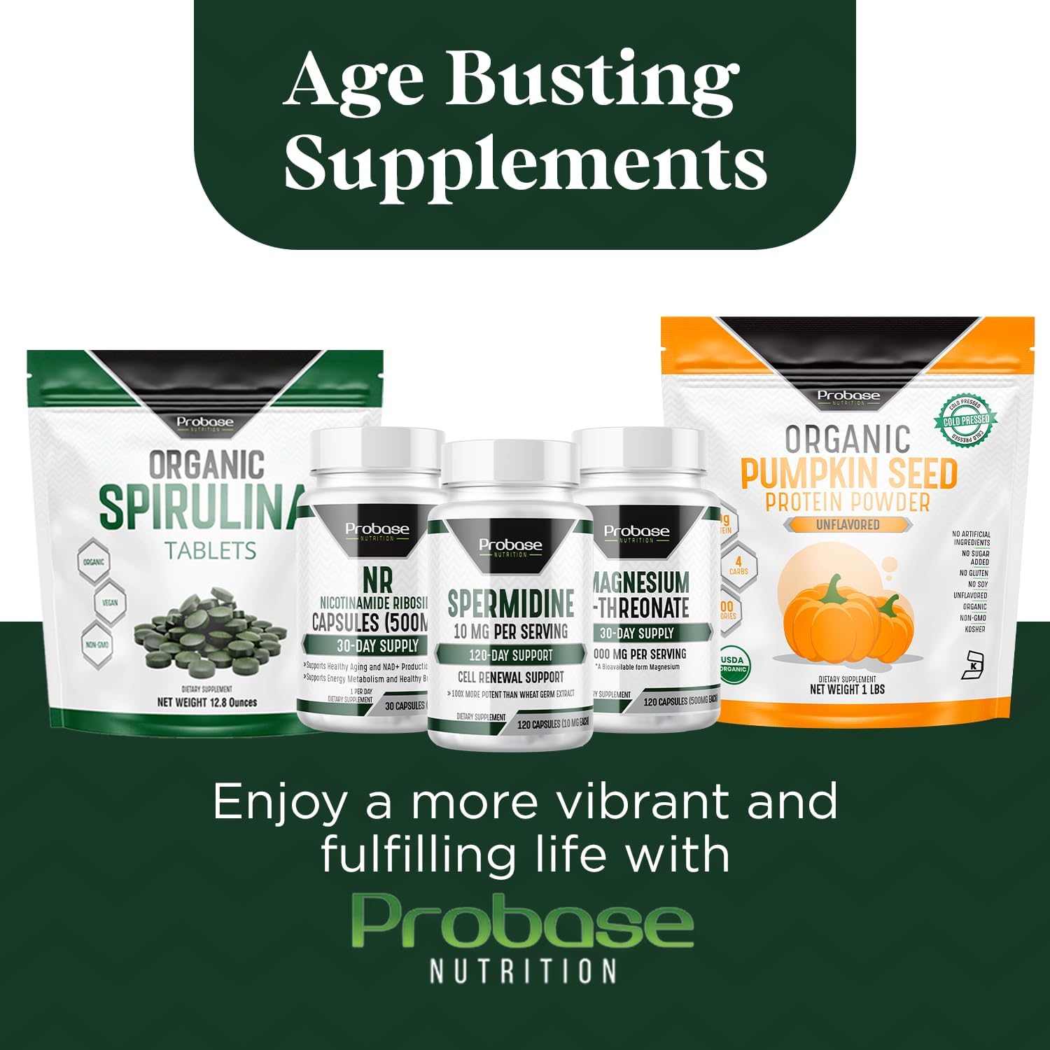 Organic Pumpkin Seed Protein Powder - Unsweetened Plant-Based Powder Rich in Omega 3, 6, 9 for Post-Activity Support | 1 lb, Cold Pressed