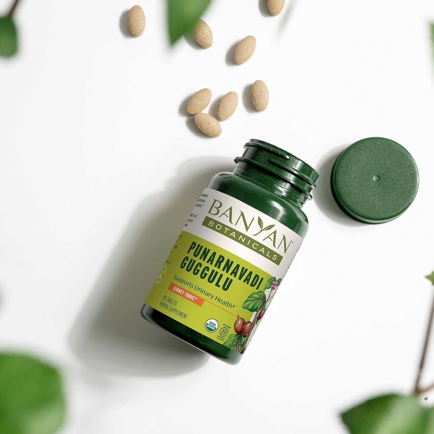Organic Punarnavadi Guggulu Tablets for Joint Health - Kidney & Urinary System Support - 90 Tablets - Non-GMO Vegan Formula