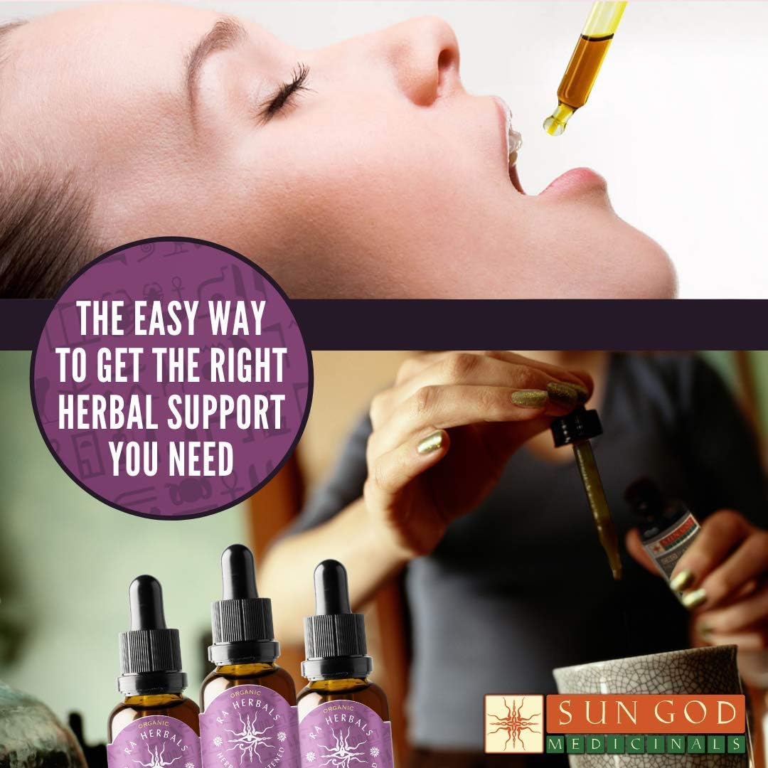 Organic Red Clover Liquid Extract for Menopause Support - 1 fl oz by Ra Herbals