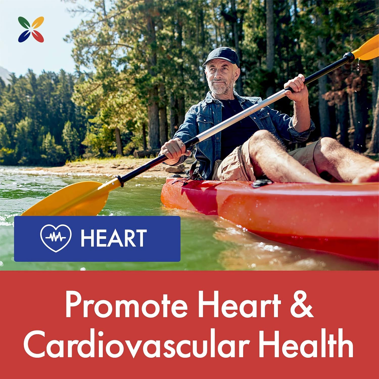 Organic RED-Q10 Red Yeast Rice with CoQ10 - Anti-Aging Formula - 60 Veggie Capsules