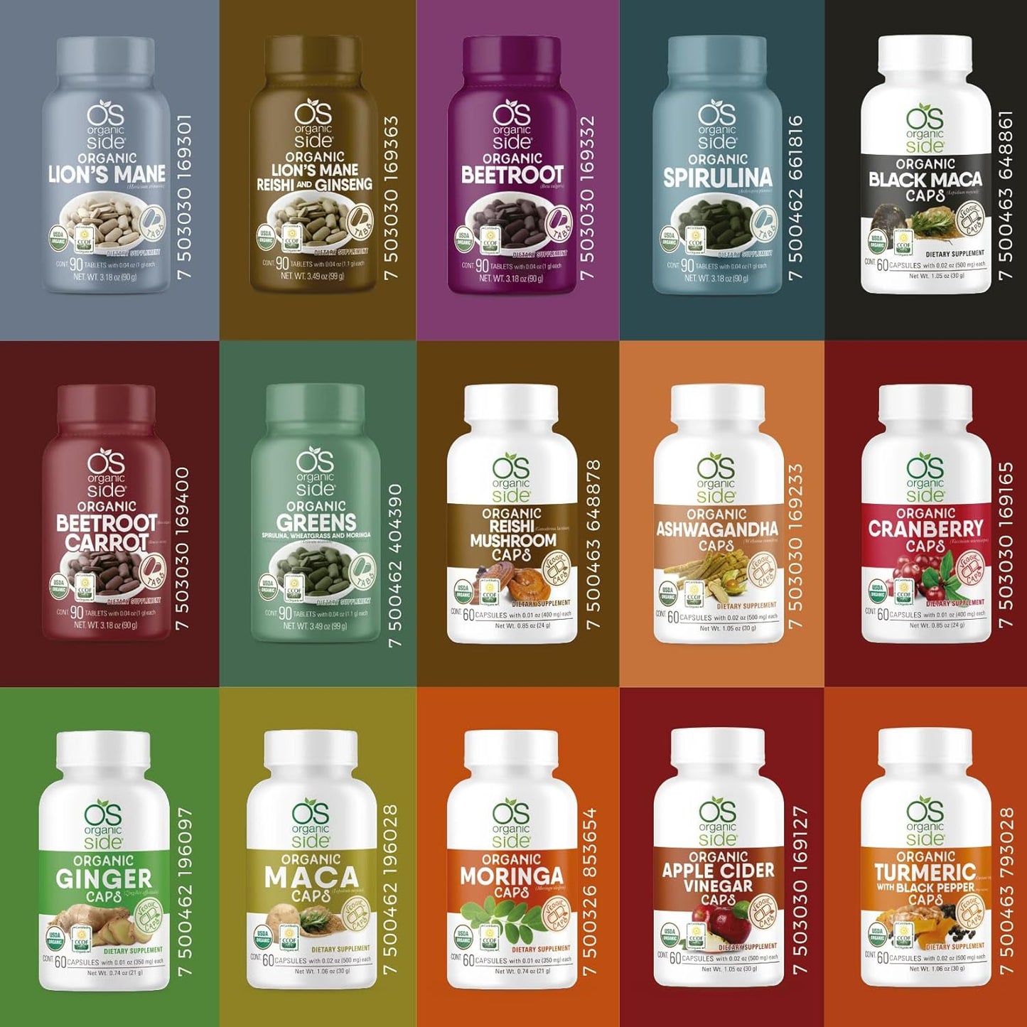 Organic Reishi Mushroom Capsules | 60 Vegan Adaptogen Capsules for Immune Support & Stress Relief | USDA Certified, Non-GMO, Natural Wellness Supplement