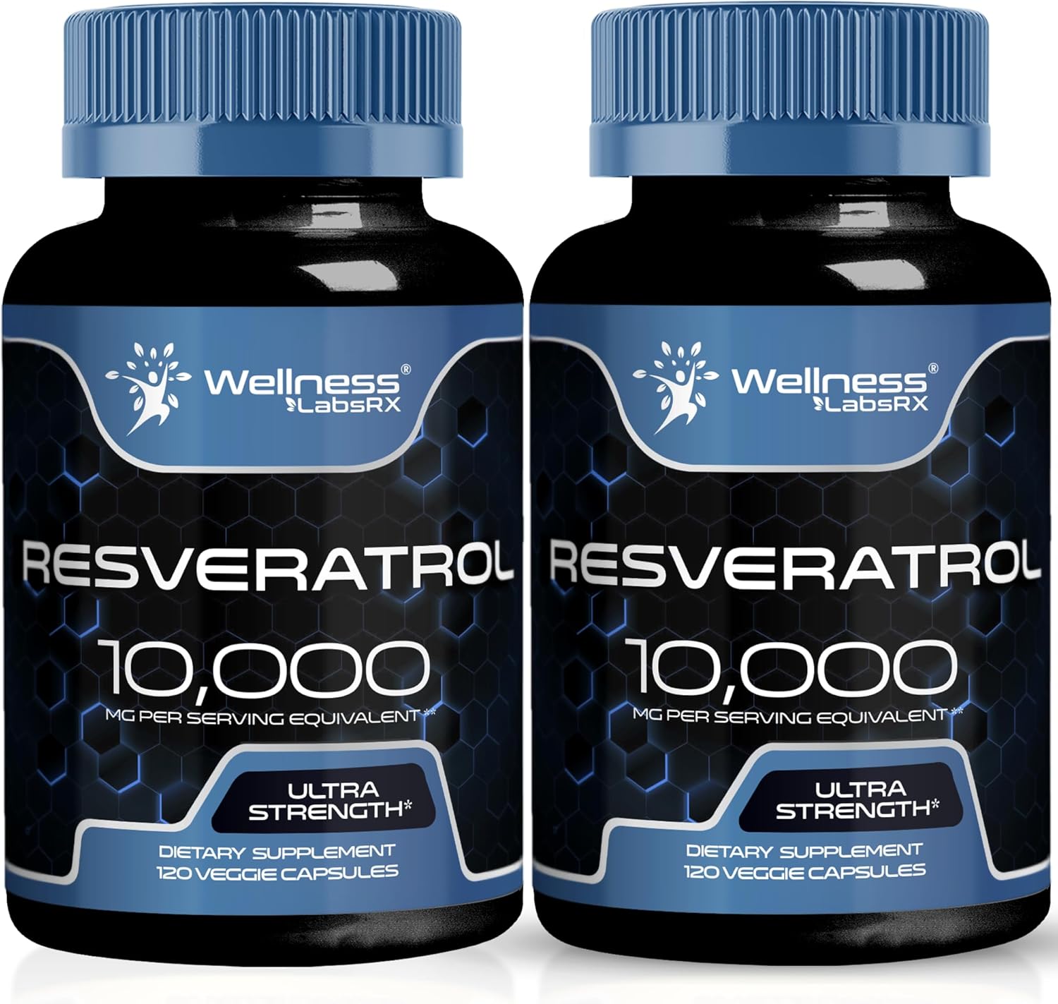 Organic Resveratrol Capsules 1000mg - Heart & Brain Health Support - Anti-Aging Supplement - Vegan & Non-GMO - 480 Count