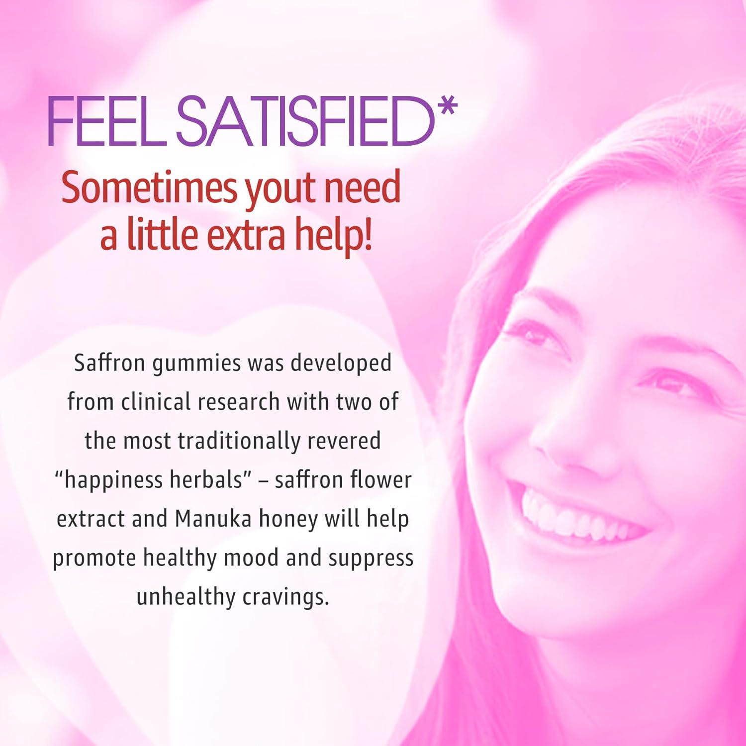Organic Saffron Supplement Gummies with Vitamins B6, B12, D3, C - Mood & Power Support - Vegan Mixed Berry Flavor - 60Cts