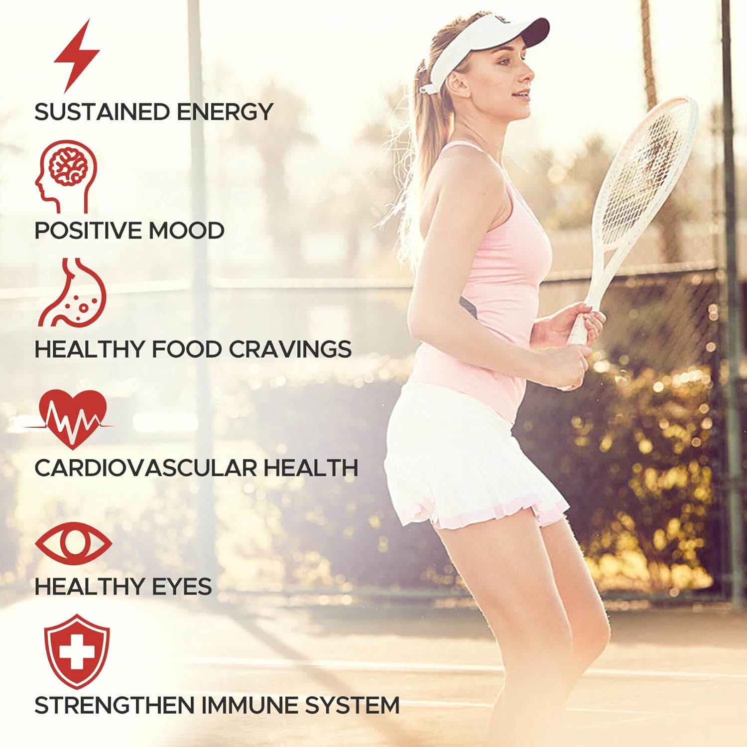 Organic Saffron Supplement Gummies with Vitamins B6, B12, D3, C - Mood & Power Support - Vegan Mixed Berry Flavor - 60Cts