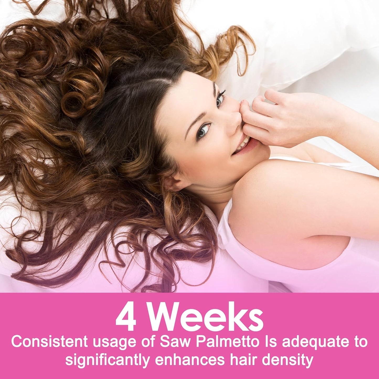 Organic Saw Palmetto Extract Berries Hair Growth Pills for Women - Natural DHT Blocker Supports Hormonal Balance & Urinary Health - 60 Pills