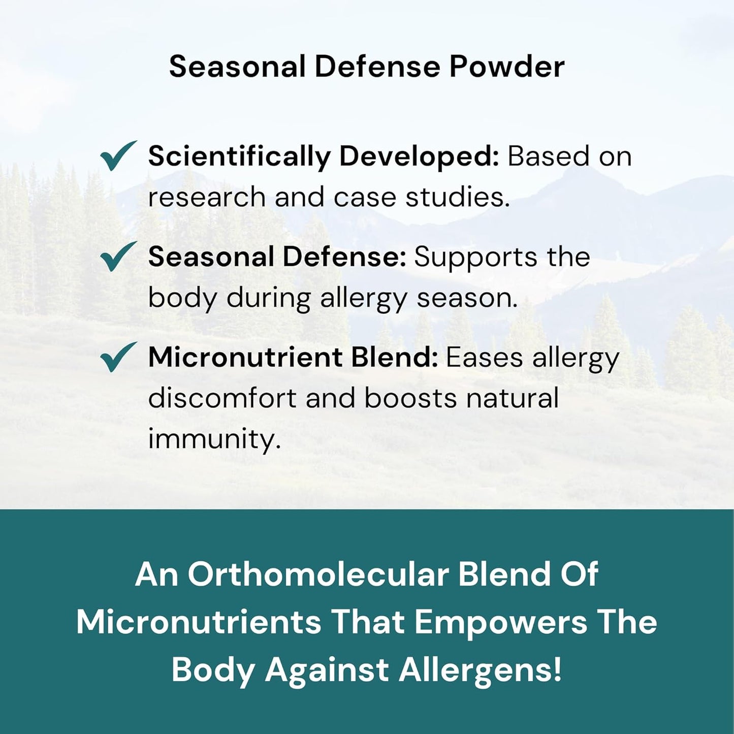 Organic Seasonal Defense Supplement with Bromelain, Vitamin B3, C, Quercetin, NAC - Fruit Punch Flavor - 30 Servings