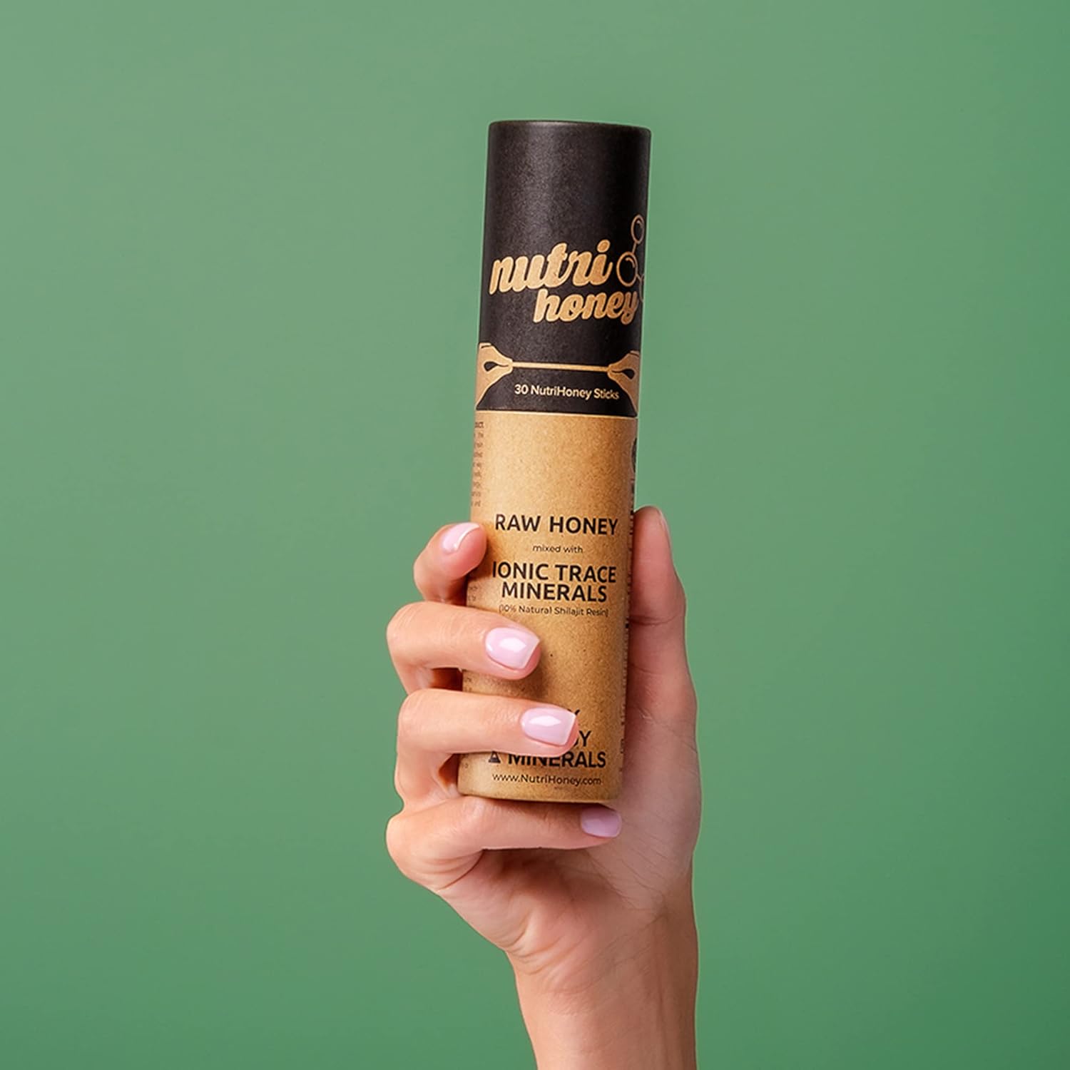 Organic Shilajit Honey Sticks - Raw Honey Infused with Shilajit Resin, Fulvic Acid & Trace Minerals for Energy, Immunity & Vitality - 30 Sticks