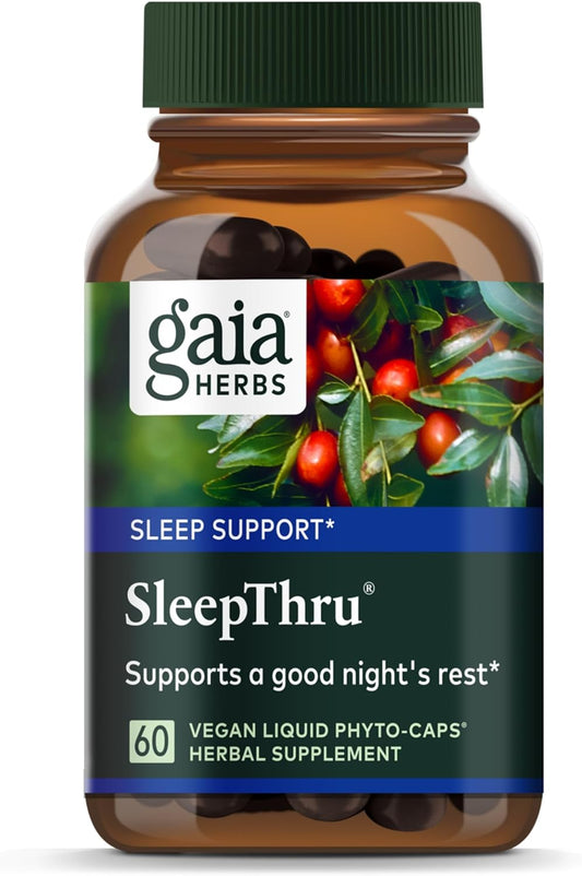Organic Sleep Support Supplement with Ashwagandha, Magnolia Bark, Passionflower, and Jujube - 60 Vegan Capsules
