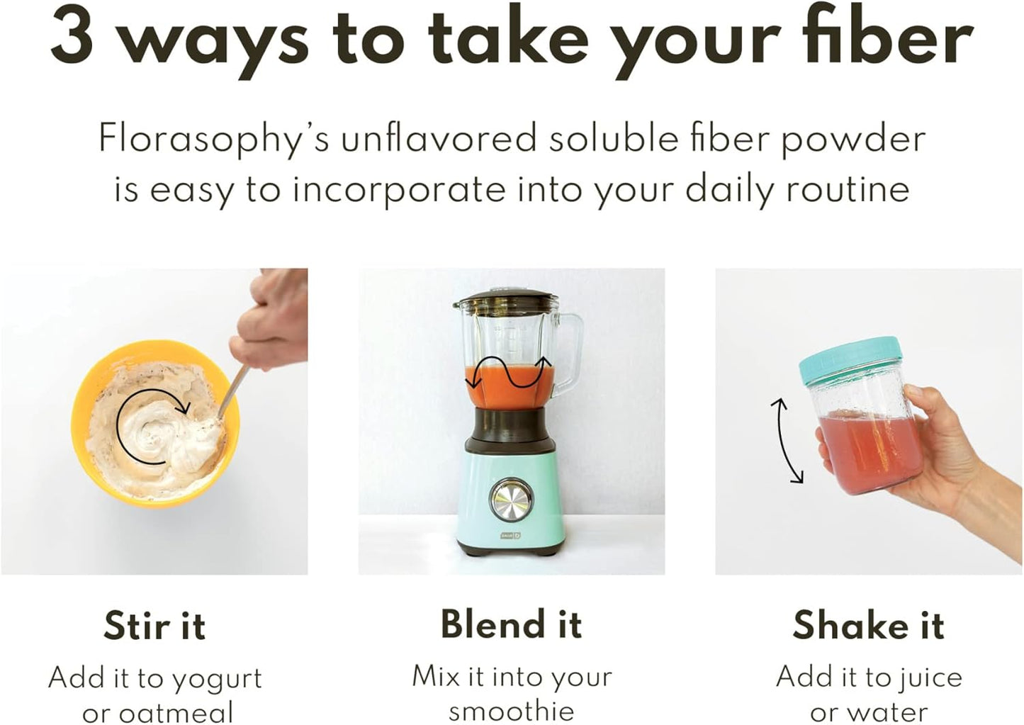 Organic Soluble Fiber Supplement for Digestive Health, Constipation & IBS Relief - Gluten Free Vegan Prebiotic Powder - 30 Day Supply