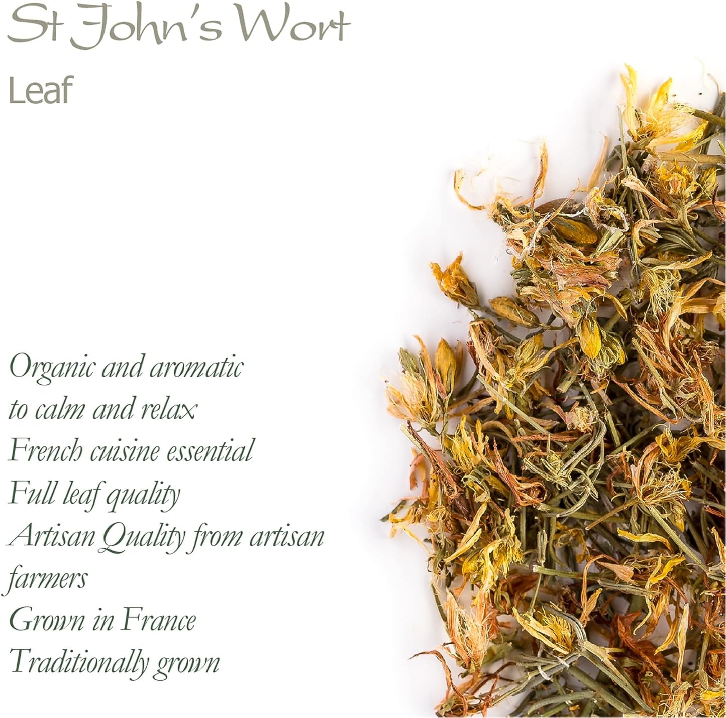 Organic St. John's Wort Tea from the Valley of Tea - Hypericum Perforatum Herbal Blend