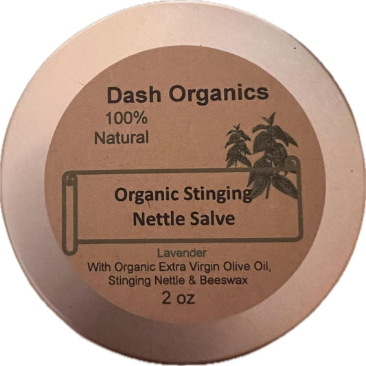 Organic Stinging Nettle Salve with Lavender Oil - 2oz Nettle Balm
