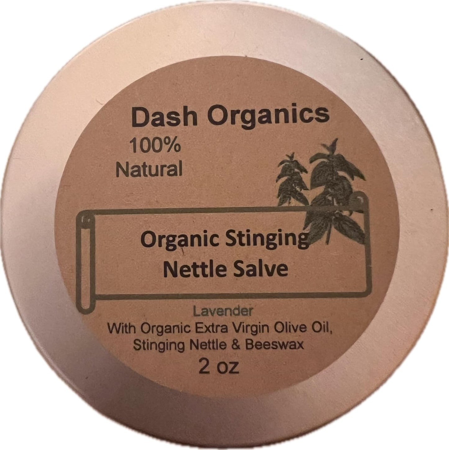Organic Stinging Nettle Salve with Lavender Oil - 2oz Nettle Balm
