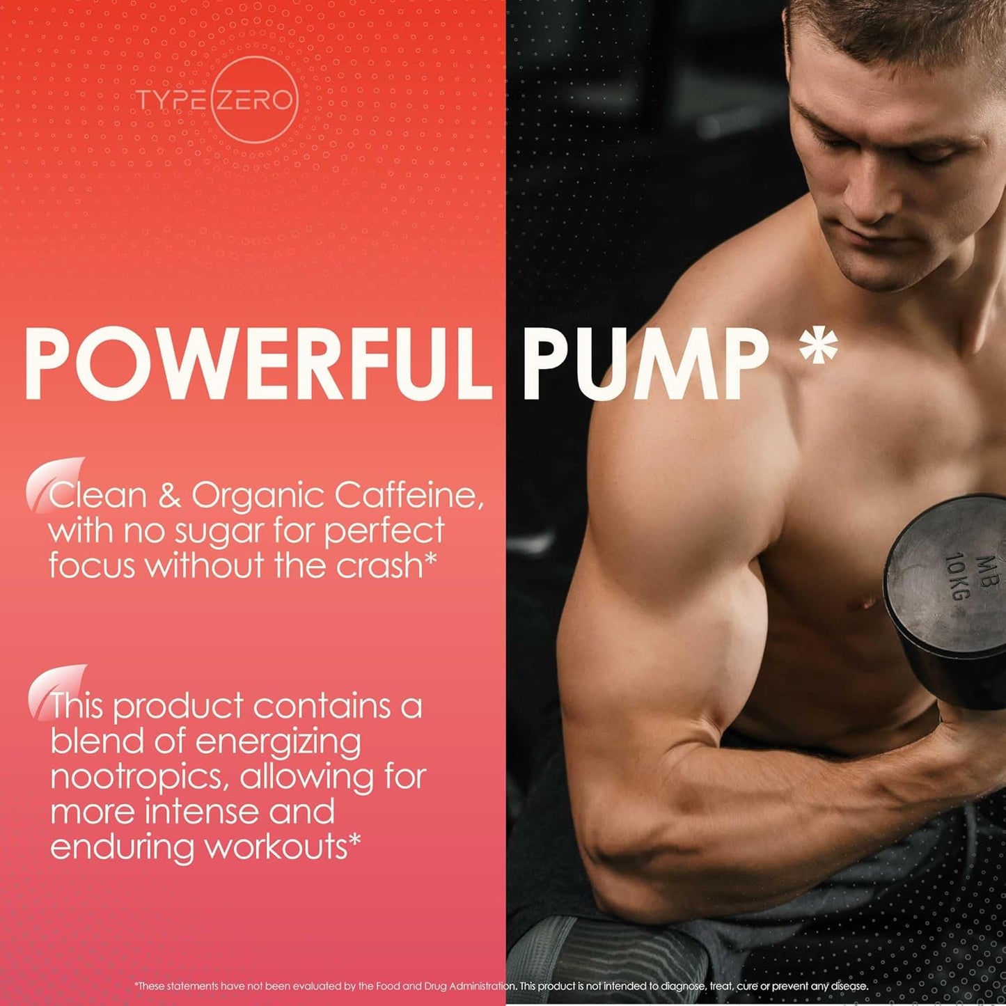 Organic Sugar-Free Pre-Workout Powder with Beet Root, L-Arginine, and L-Citrulline for Men & Women, Fruit Punch Flavor (11.3 oz)