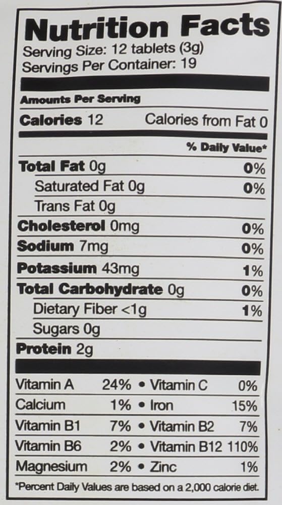 Organic Sunfood Raw Spirulina Chlorella Tablets 50/50 Blend 2 oz Bag 228 Tablets | Chlorophyll-Rich Superfood Vegan Protein