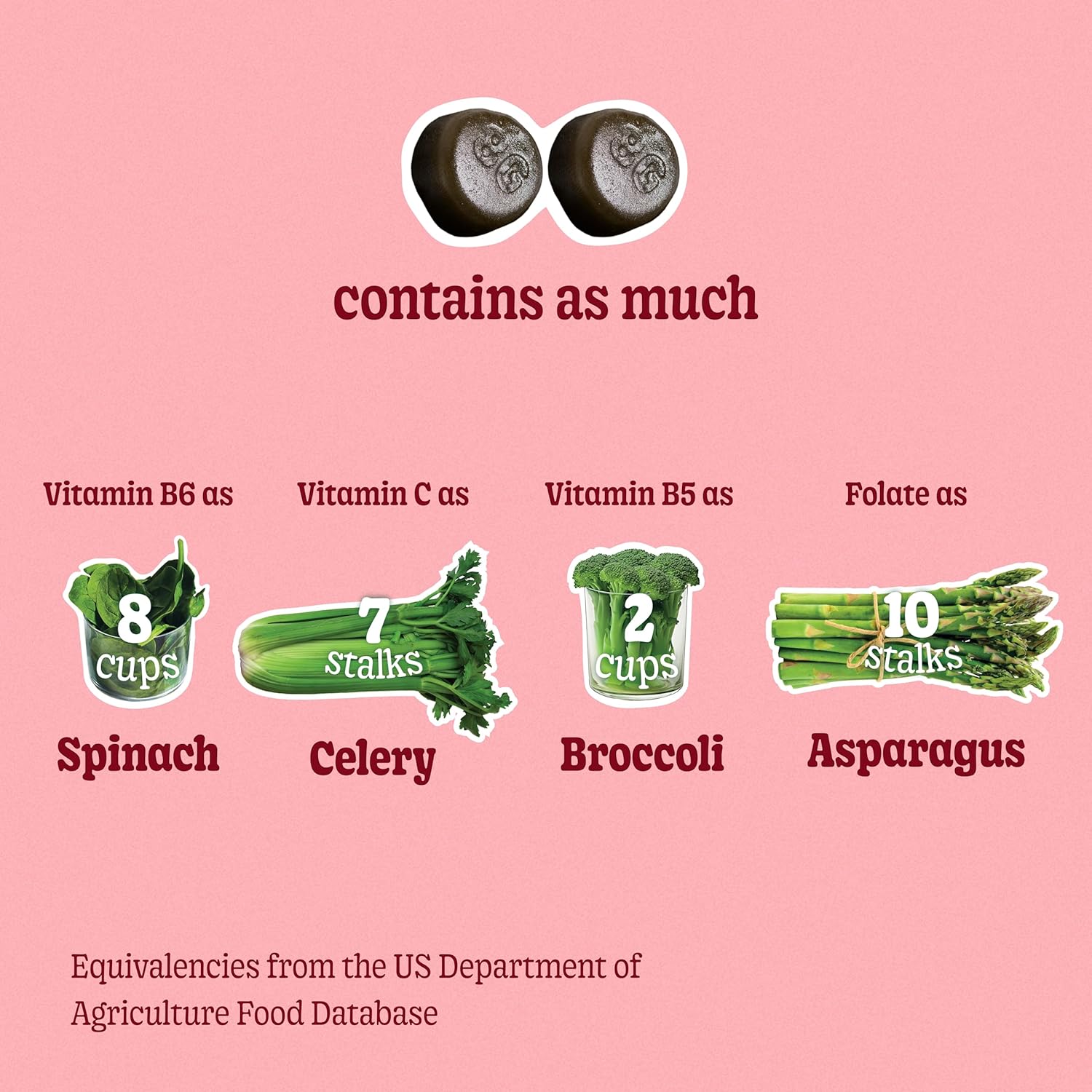 Organic Super Greens Gummies with Digestive Health Enzymes - 50 Count, Apple Flavor for Metabolism, Immunity, and Focus