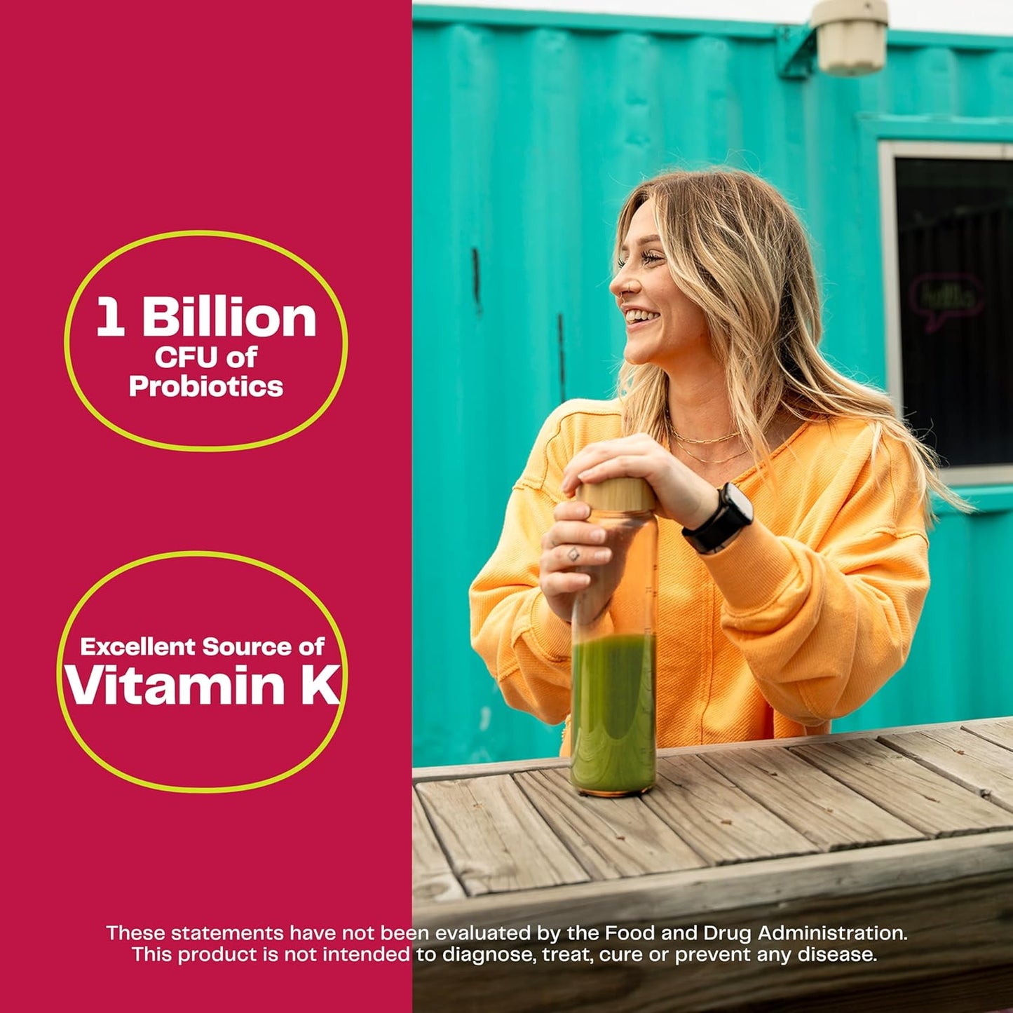 Organic Super Greens Powder for Mood, Relaxation & Stress Support - With Spirulina, Chlorella, Beet Root Powder, Digestive Enzymes & Probiotics - 30 Servings