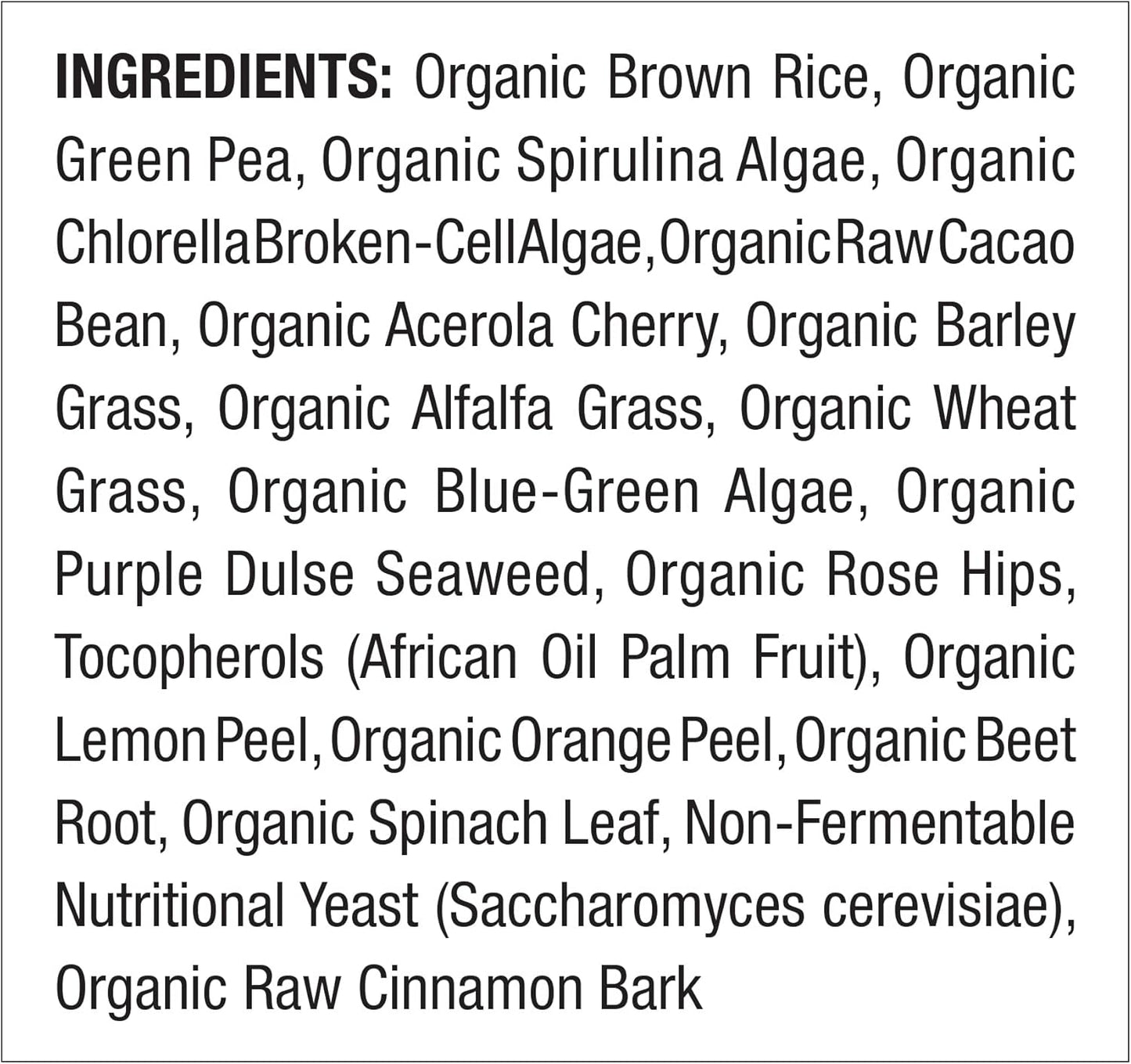 Organic SuperProtein Plus Powder Mix with Vitamin B-12 & Spirulina - Build Muscle, Enhance Recovery - 19 Oz.