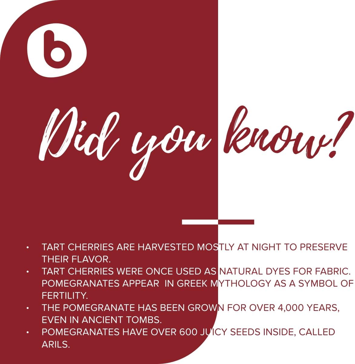 Organic Tart Cherry and Pomegranate Capsules - Antioxidant and Joint Support Supplement - Non-GMO - 90 Capsules