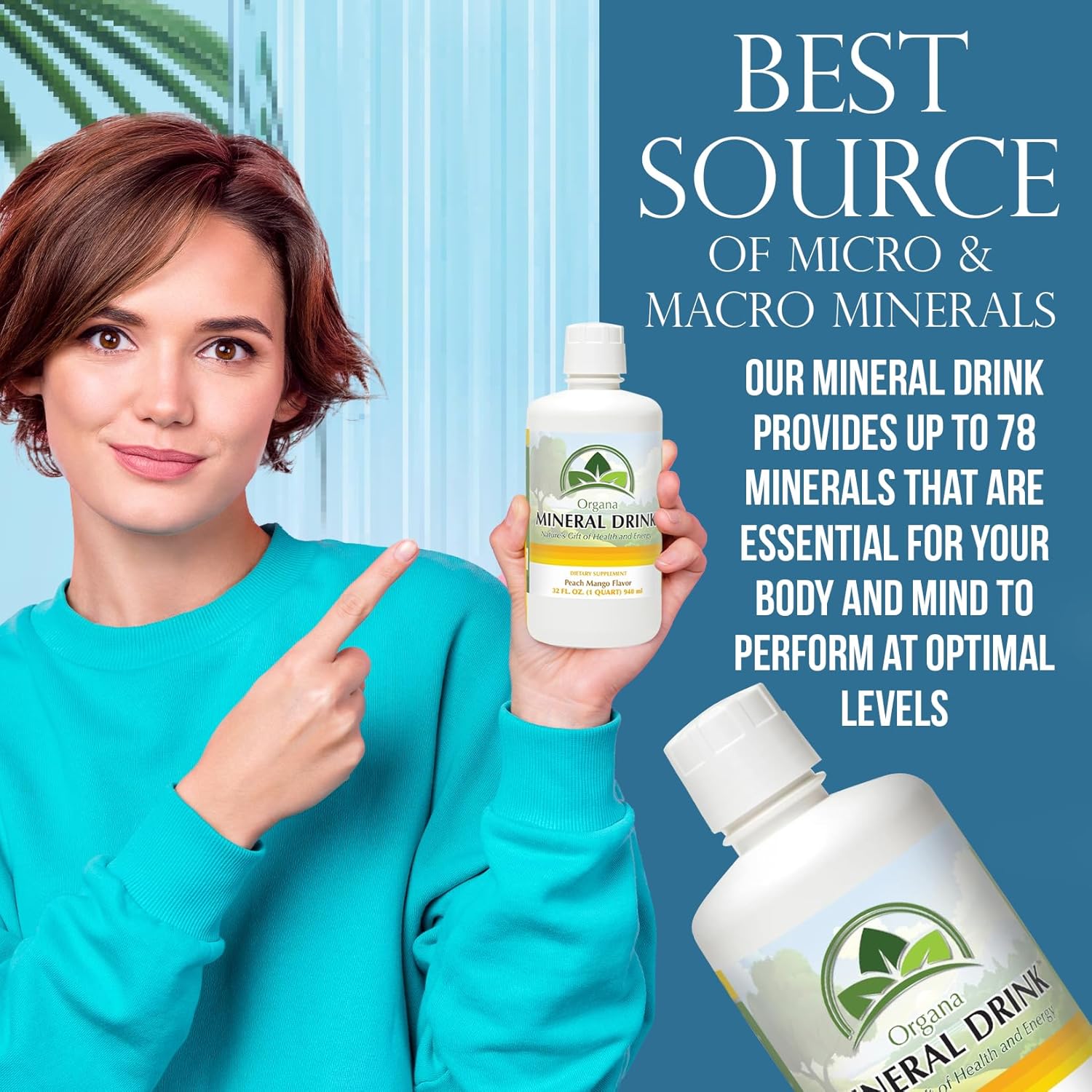 Organic Trace Minerals Supplement - NutriNoche Organa Plant Derived Formula