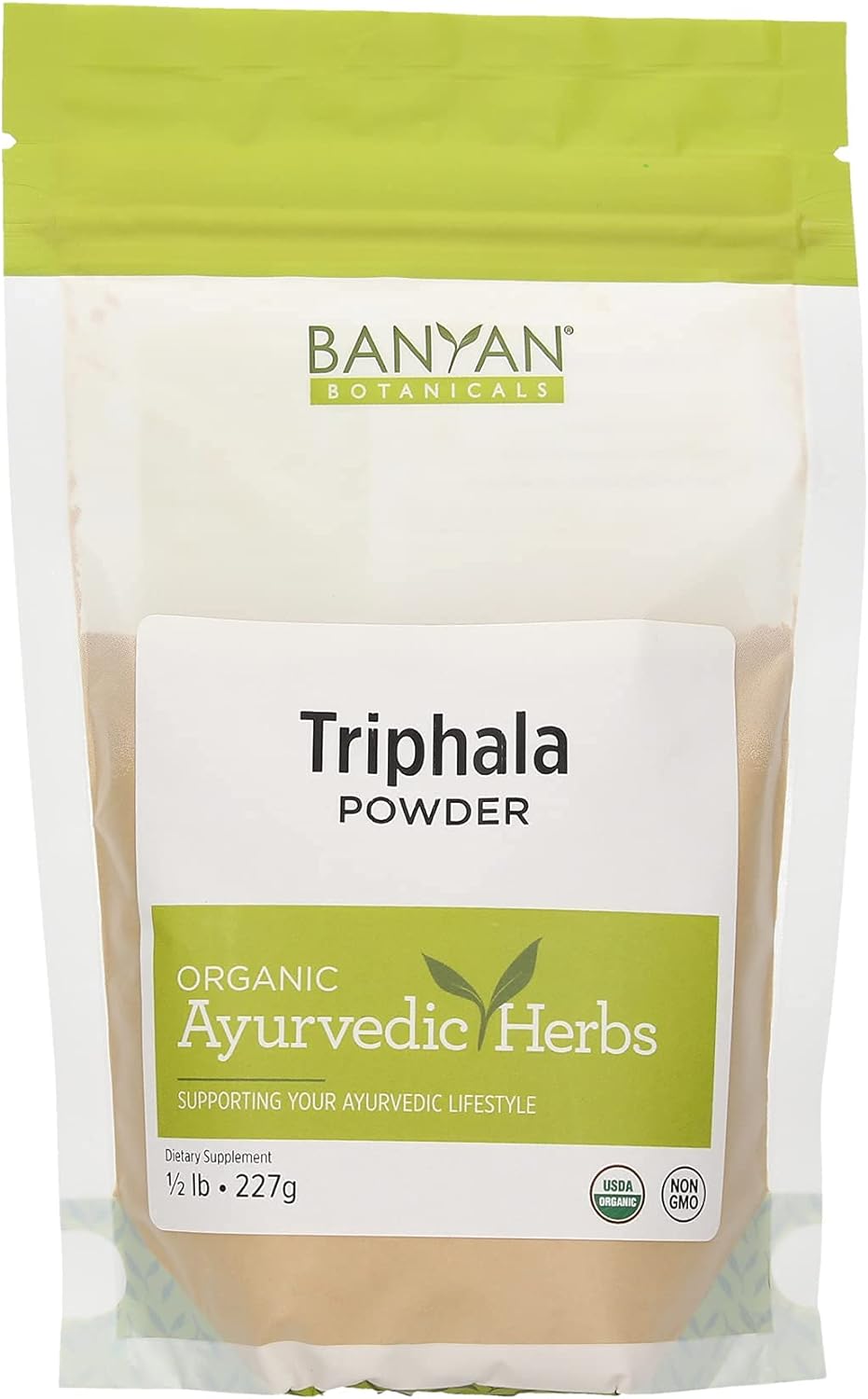 Organic Triphala Powder for Daily Detox, Cleansing, and Rejuvenation - ½lb - Non-GMO Sustainably Sourced - Amla, Haritaki, Bibhitaki Formula