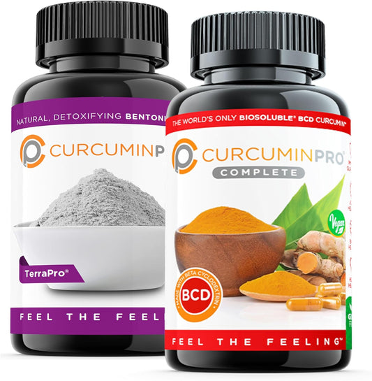 Organic Turmeric Curcumin Bundle for Gut and Immune Support | BioSoluble Vegan Capsules | 30 Day Supply