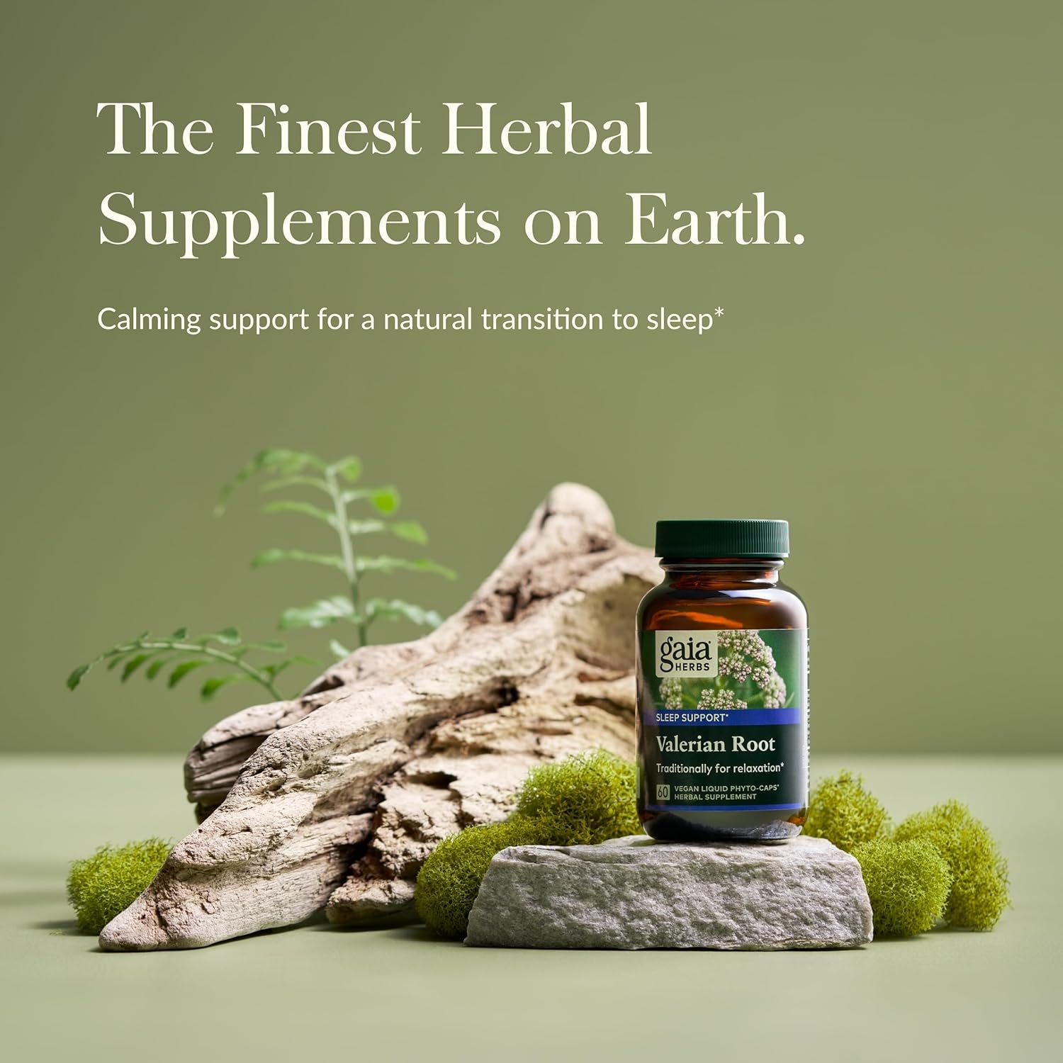 Organic Valerian Root Extract Liquid Capsules - Natural Sleep Aid for Relaxation and Calm - 60 Vegan Capsules