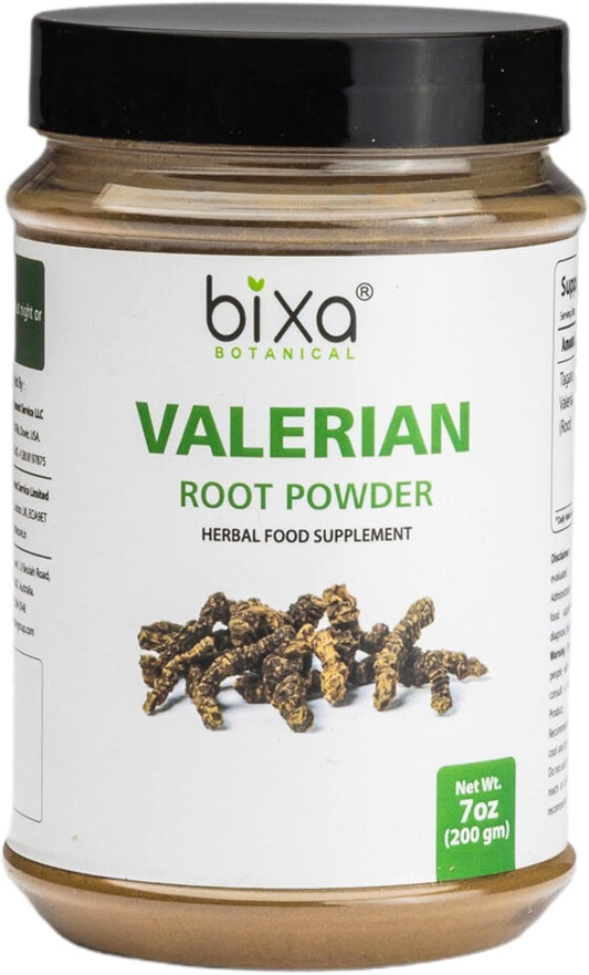 Organic Valerian Root Powder 200g - Gluten-Free, Non-GMO, Vegan Sleep Support