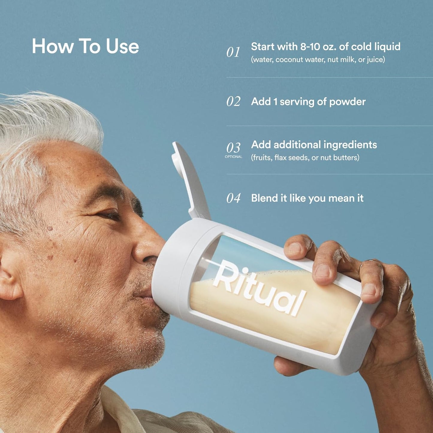 Organic Vanilla Vegan Protein Powder with BCAA, 20g Pea Protein from USA Farms, Gluten-Free, Non-GMO, 1 Lb