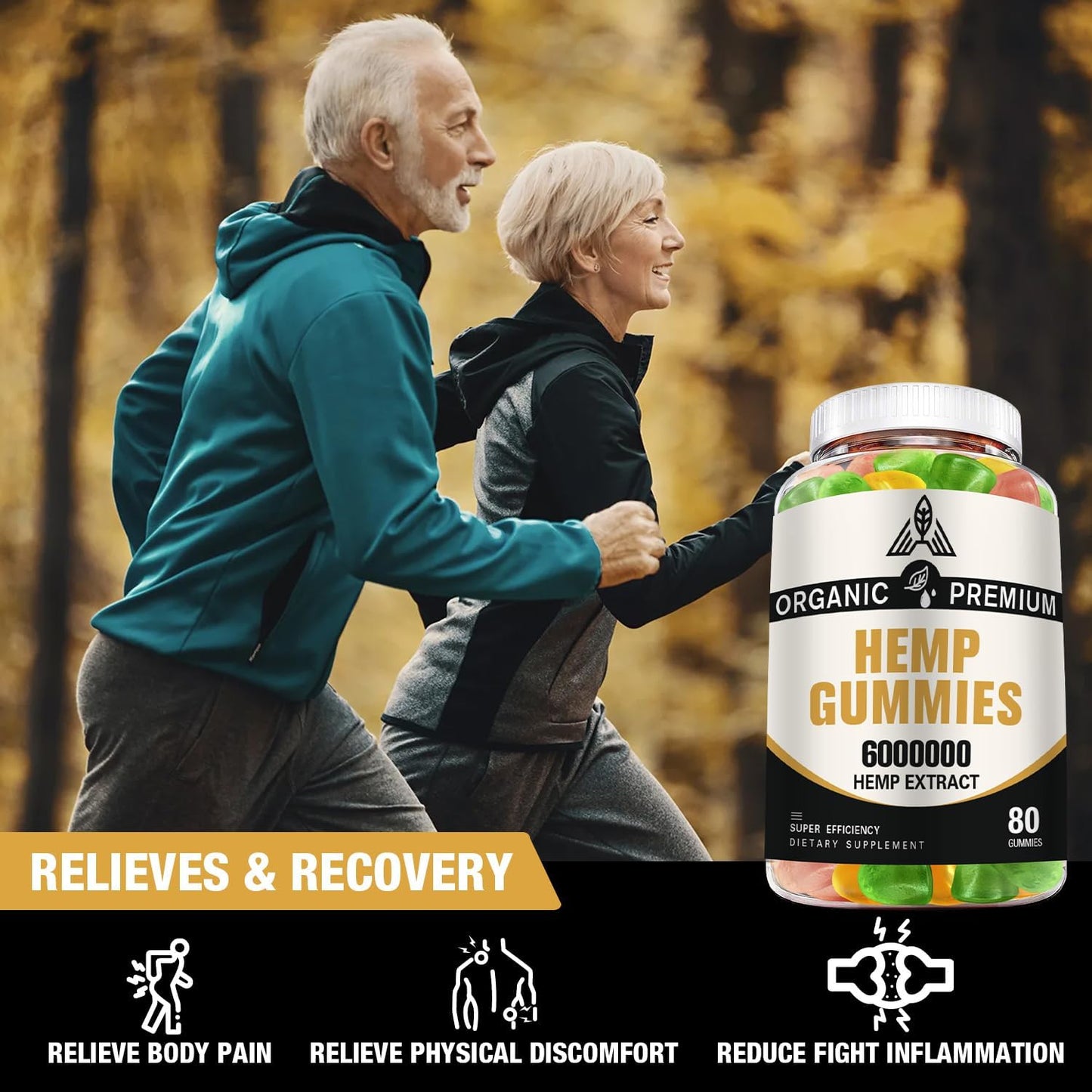 Organic Vegan DriRaych Gummies with Omega 3 6 9 and Vitamins - 1122039