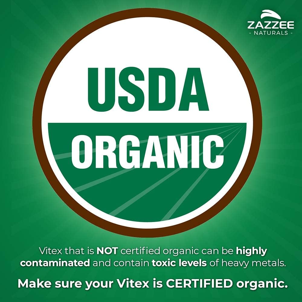 Organic Vegan Myo-Inositol and Vitex Capsules - Non-GMO and All-Natural Formula