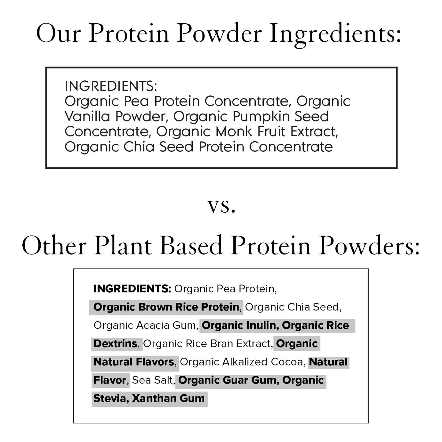 Organic Vegan Protein Powder Bundle - USDA Certified, Non-GMO, Dairy/Soy/Gluten Free - 40 Servings (Chocolate & Vanilla)