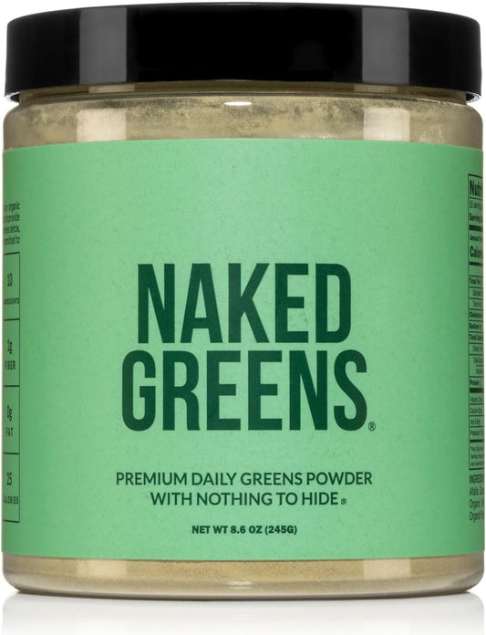 Organic Vegan Super Greens Powder - 10 Premium Ingredients - Non-GMO, Prebiotic & Probiotic - 35 Servings