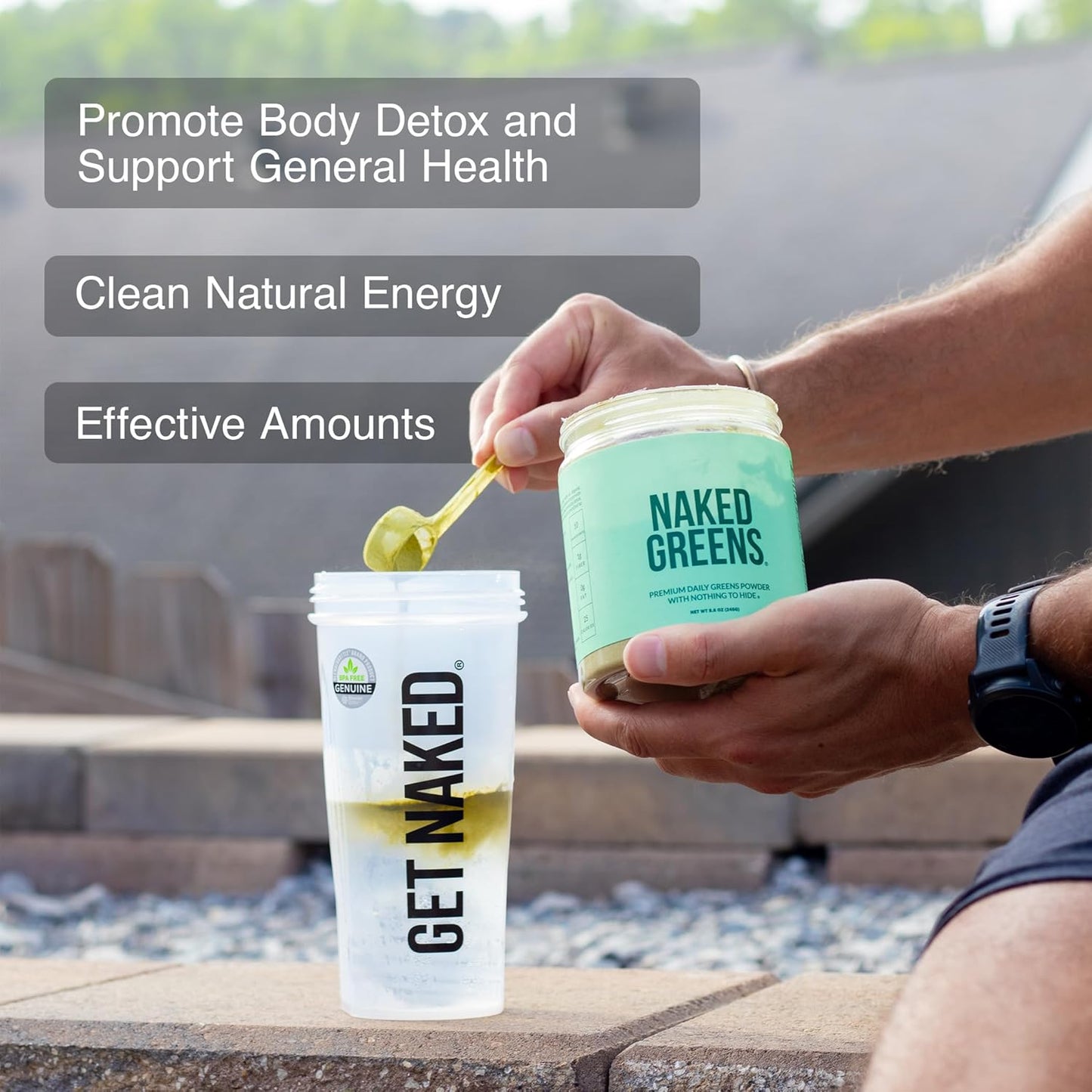 Organic Vegan Super Greens Powder - 10 Premium Ingredients - Non-GMO, Prebiotic & Probiotic - 35 Servings