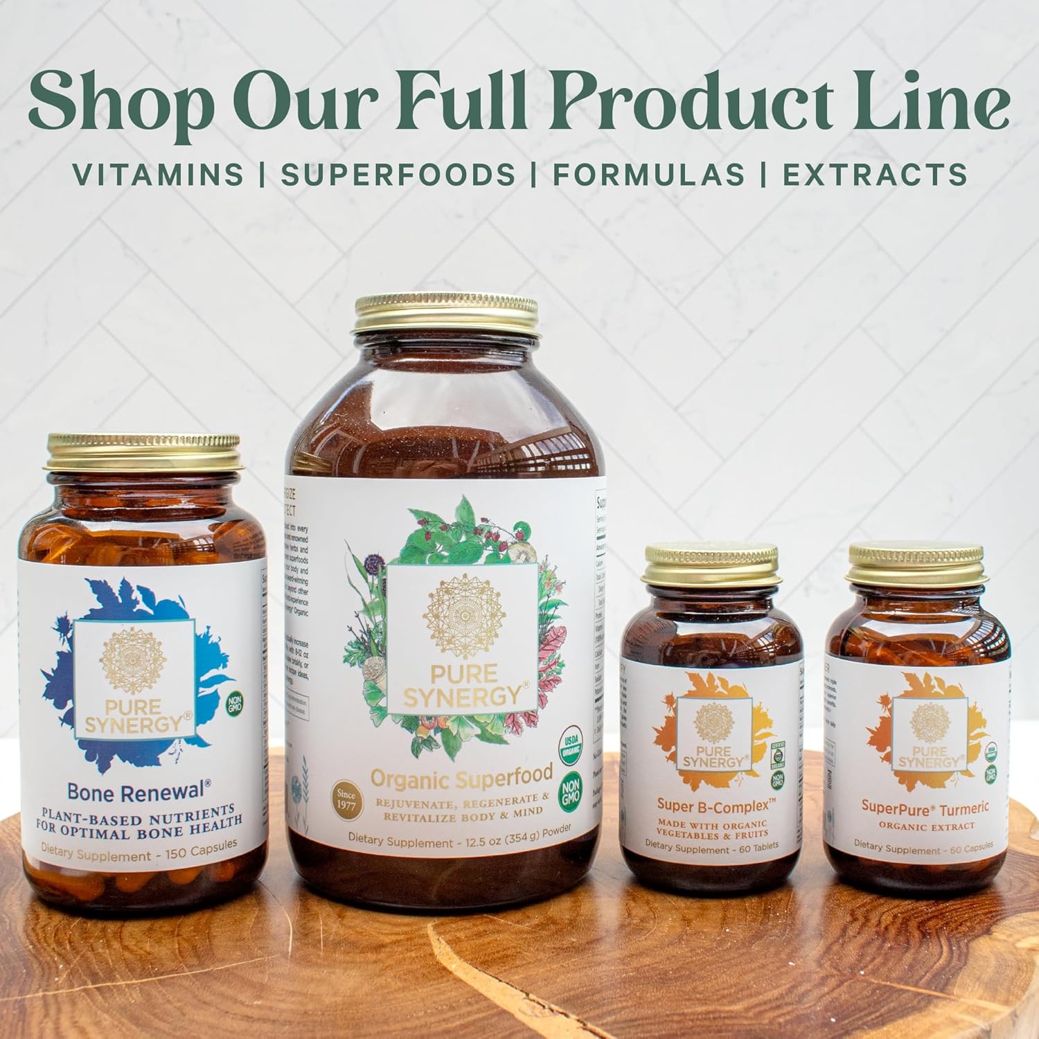 Organic Vegan Vitamin D3 K2 Complex with Whole Foods - Supports Bone, Brain, and Immune Health - 60 Capsules