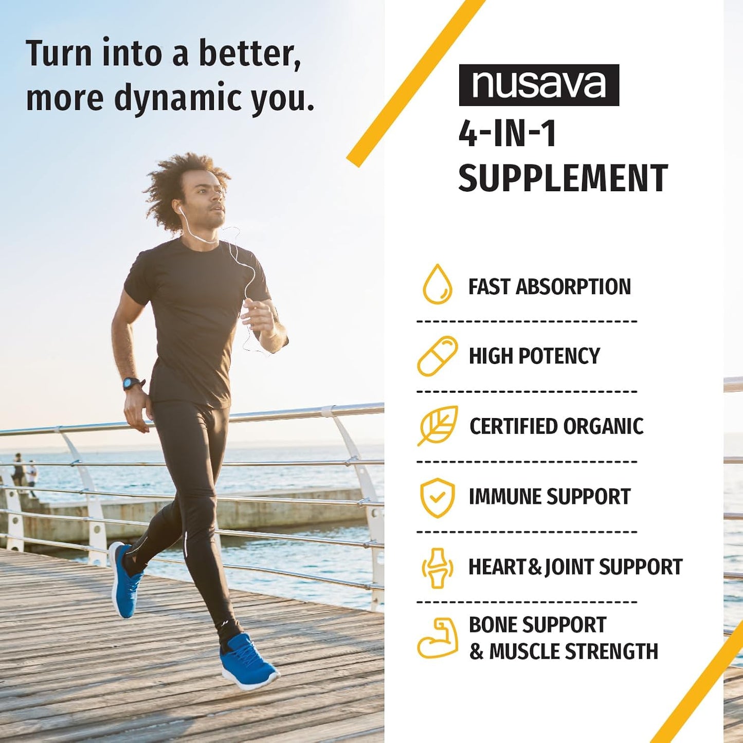 Organic Vitamin D3 K2 Drops with MCT Oil (2 Pack) - 5000 IU, Omega 3, Non-GMO, Faster Absorption - Unflavored Liquid Supplement