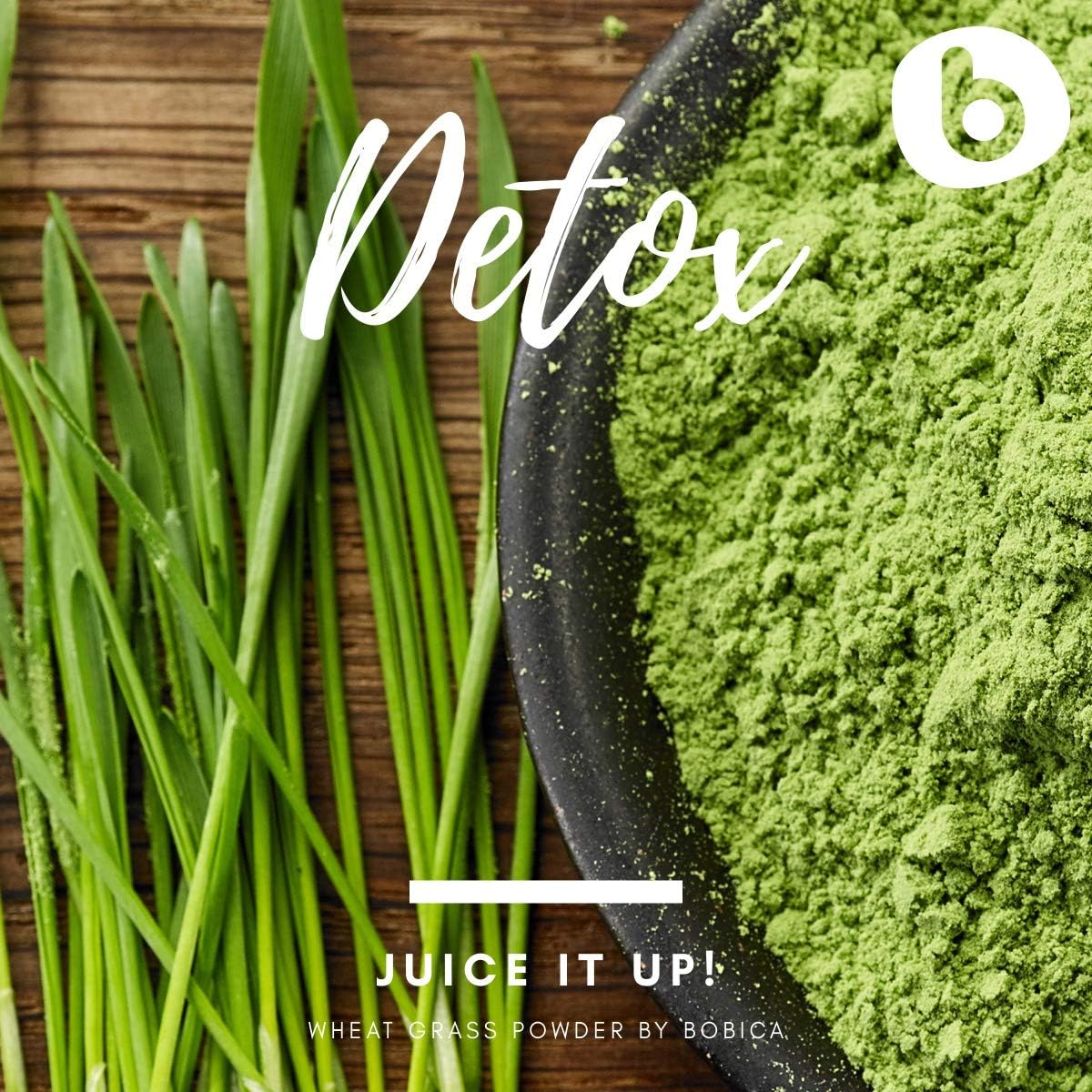 Organic Wheatgrass Powder for Detox & Immunity Support - Superfood Rich in Fibers, Chlorophyll, Minerals - Vegan, Gluten-Free, Raw - 1lb