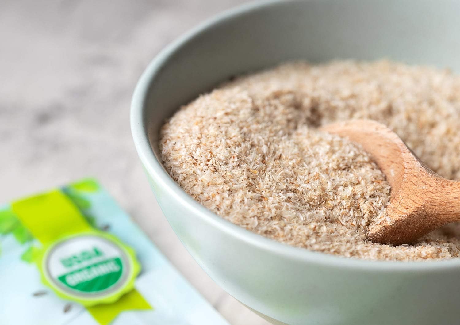 Organic Whole Psyllium Husks - 8 oz - Non-GMO, Vegan, Keto Friendly, Raw, Unsweetened - Rich in Fiber