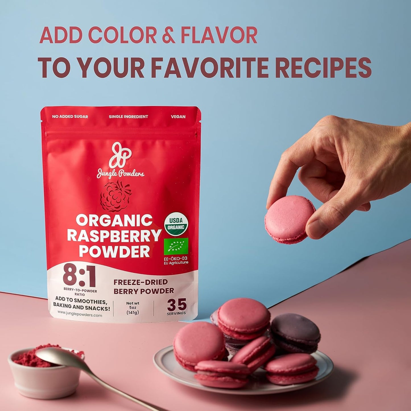 Organic Wild Bilberry Extract and Black Red Raspberry Powders Bundle - 3.4oz Bottle and 5 Ounce Bag - for Eyes, Baking, and Smoothies