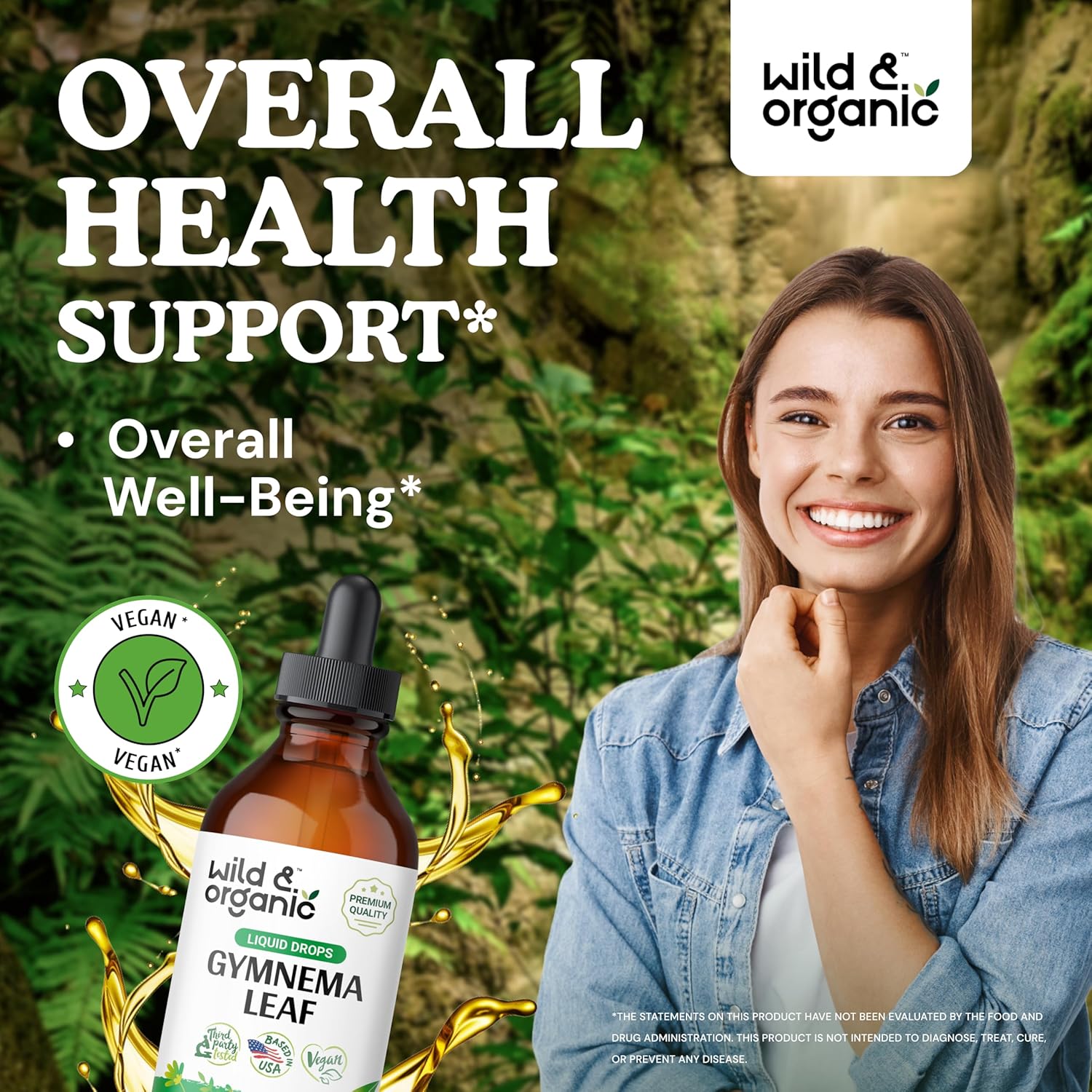 Organic Wild Ceylon Cinnamon Gummies and Gymnema Tincture - Natural Supplements for Health