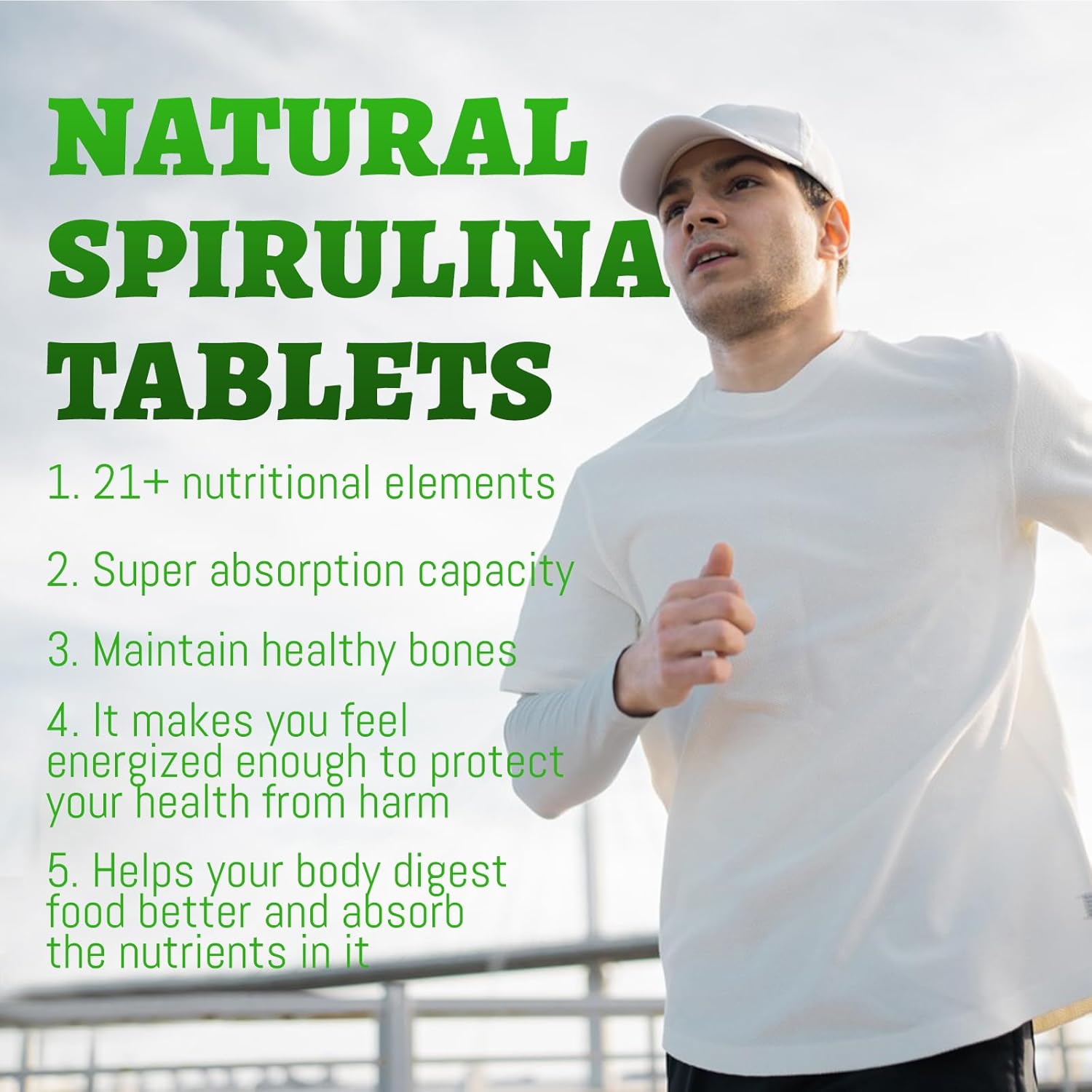 Organic Women's Probiotic Supplements with Spirulina for Digestion, Muscle Function, and Immune Support