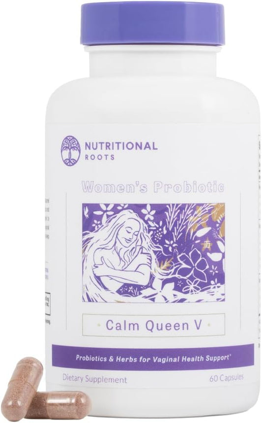 Organic Women's Probiotics with Prebiotics, Cranberry Extract, Doctor-Approved for Vaginal and Gut Health - 60 Servings