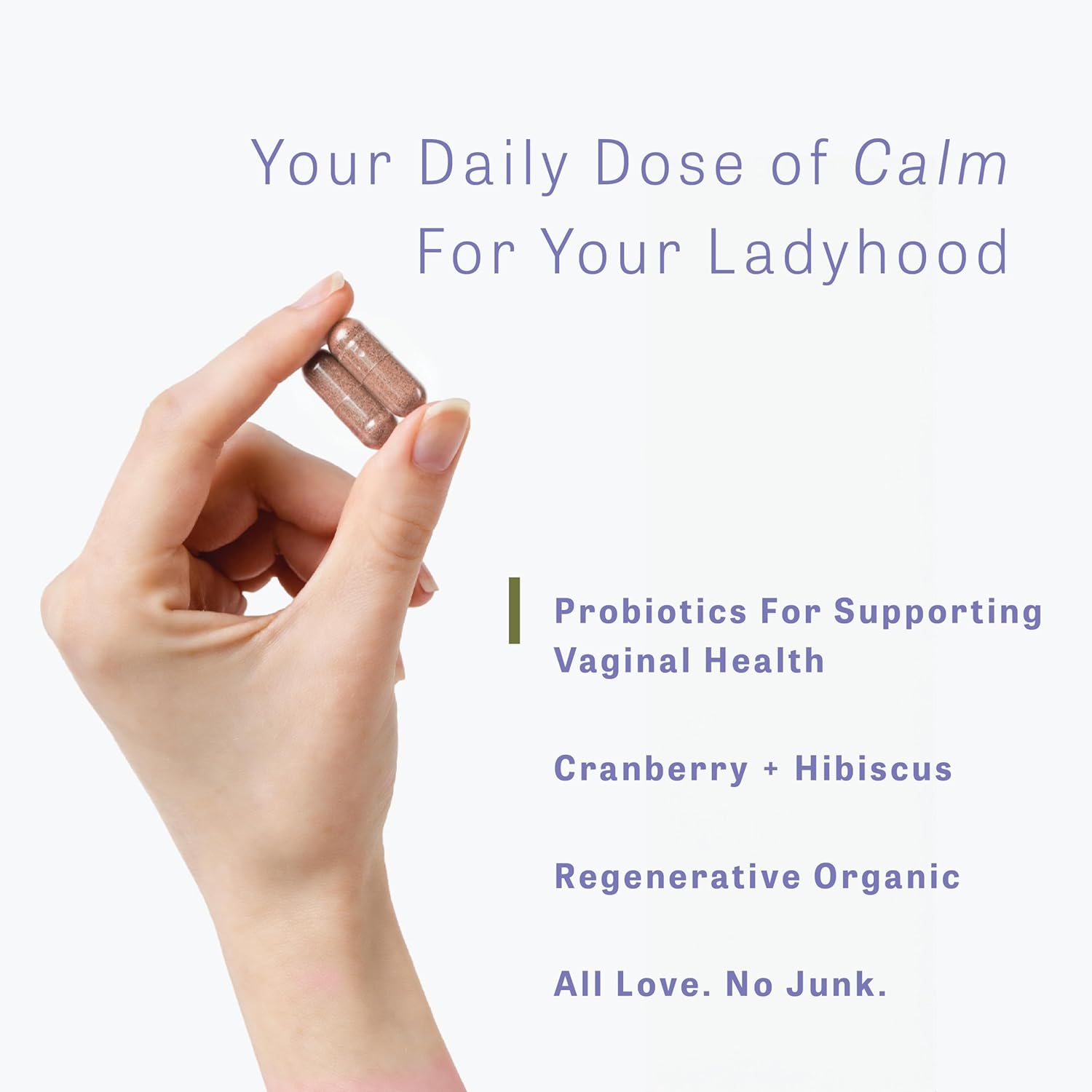 Organic Women's Probiotics with Prebiotics, Cranberry Extract, Doctor-Approved for Vaginal and Gut Health - 60 Servings